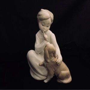 Lladro “Shhh, Quiet Puppy”-Retired & Rare